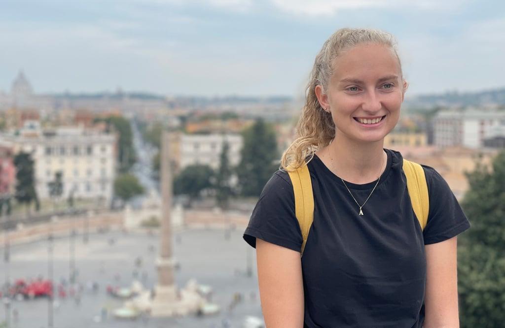 Alice, la super voyageuse à Rome