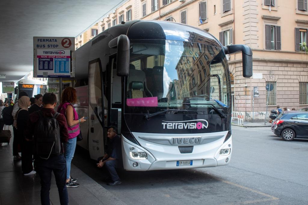 Bus Terravision pour Rome