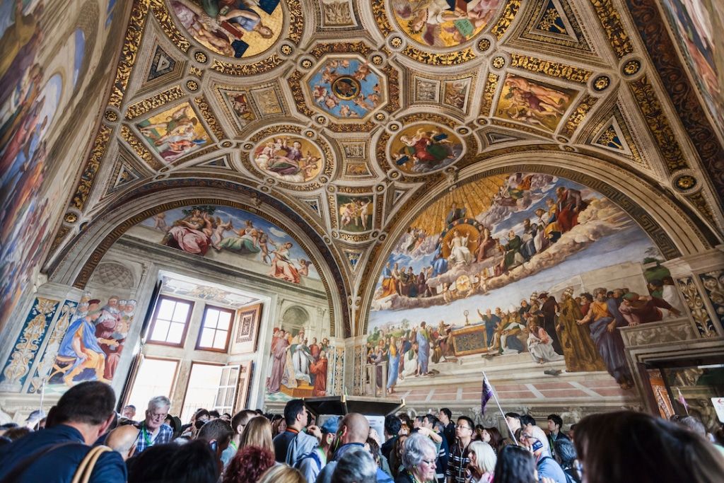 Chambre de Raphaël dans les musées du Vatican