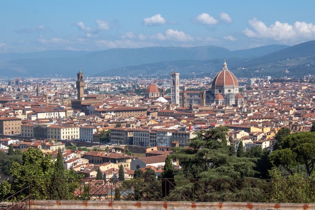 Vue de Florence depuis la Piazzale di Michelangelo