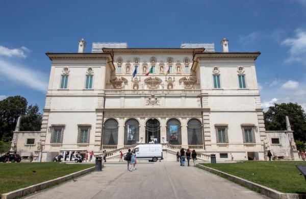 Extérieur de la Galerie Borghese à Rome