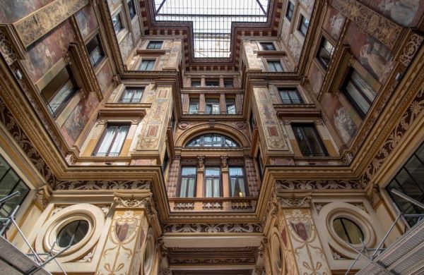 Galerie Sciarra ornée de fresques à Rome