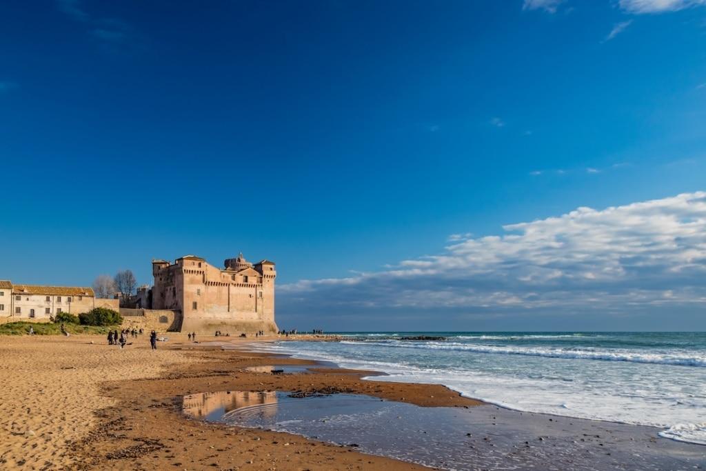 Plage Santa Severa près de Rome