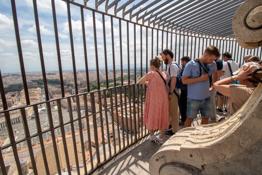 Plateforme extérieure du dôme de la Basilique Saint Pierre