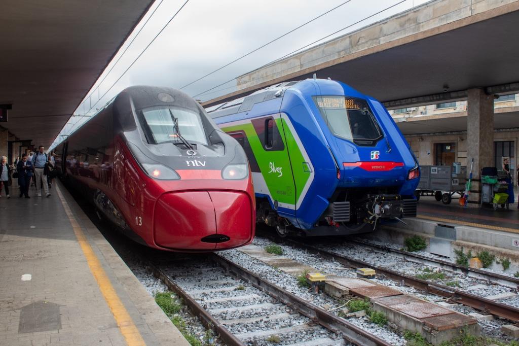 Trains en gare de Florence