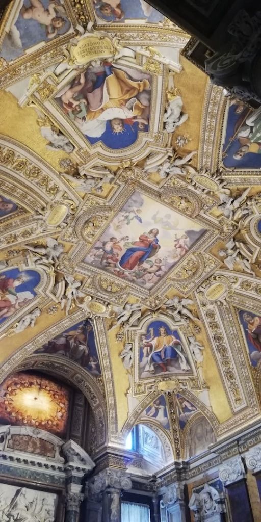 Plafond de la Basilique Sainte Marie Majeure à Rome