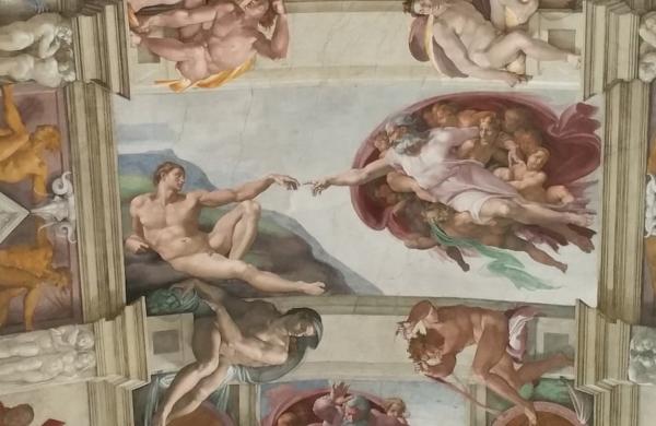 Œuvre de Michelangelo dans la Chapelle Sixtine au Vatican